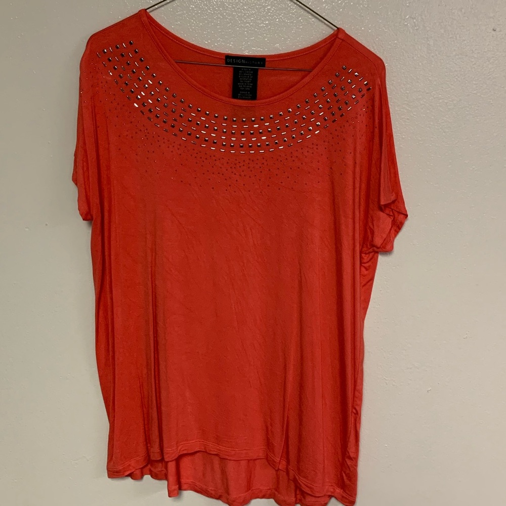 Coral shirt